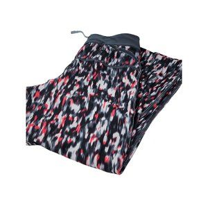 Nike Dri-Fit Compression Leggings Capri Cropped Gray Pink White Drawstring‎